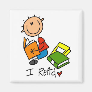 I Read Tshirts and Gifts Magnet
