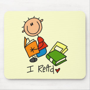 I Read Tshirts and Gifts Mouse Pad