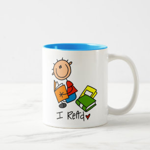 I Read Two-Tone Coffee Mug