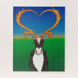 I Really Caribout You Jigsaw Puzzle