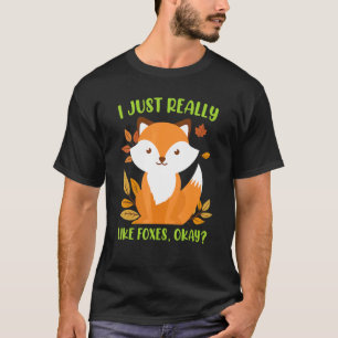 I really like foxes fox children 2 T-Shirt