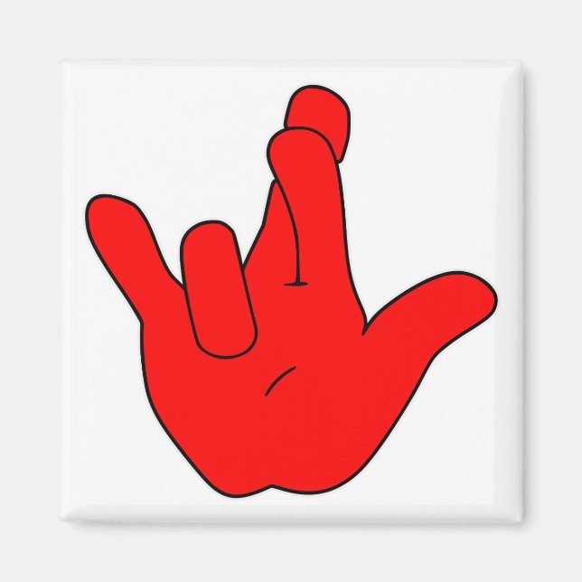 I Really Love You ASL  ©WhiteTigerLLC.Com Magnet (Front)