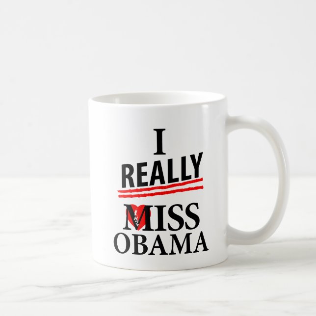 I Really Miss Obama! Coffee Mug (Right)