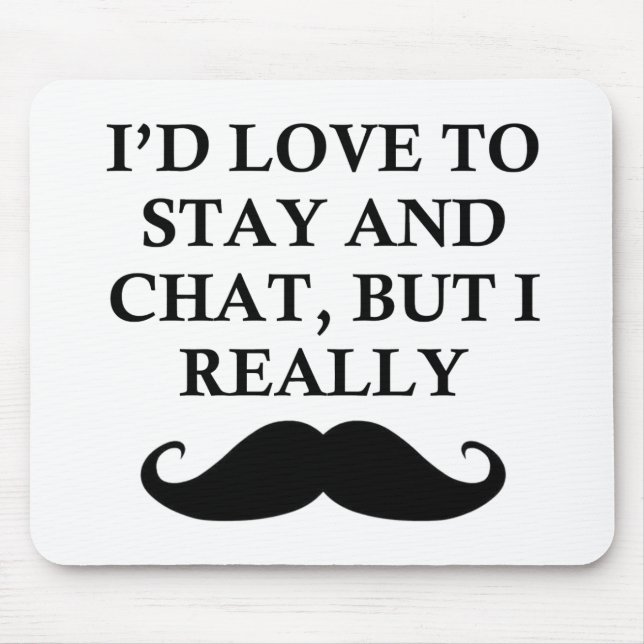 I REALLY MUST DASH MOUSE PAD (Front)