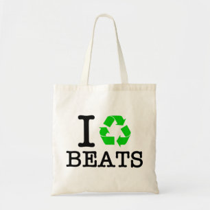 I Recycle Beats Tote Bag