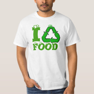 I Recycle Food T-Shirt