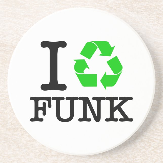 I Recycle Funk Coaster (Front)