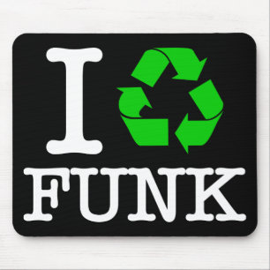I Recycle Funk Mouse Pad