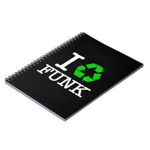 I Recycle Funk Spiral Notebook
