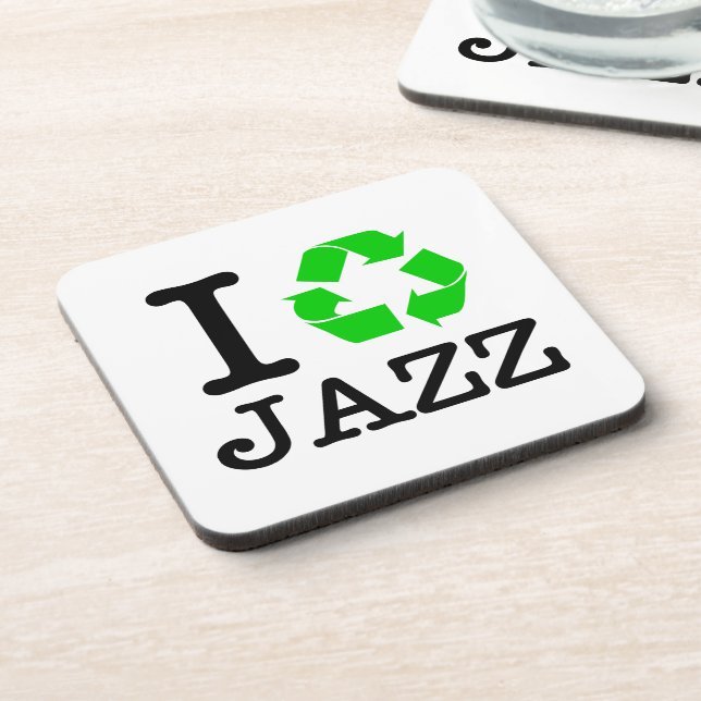 I Recycle Jazz Coaster (Left Side)