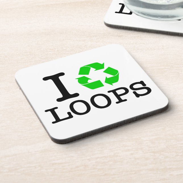 I Recycle Loops Coaster (Left Side)