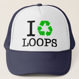 I Recycle Loops Trucker Hat