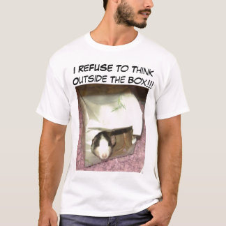 I REFUSE To Think Outside The Box Funny Rat Shirt