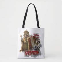 I Refuse To Tolerate Gluten funny meme bag