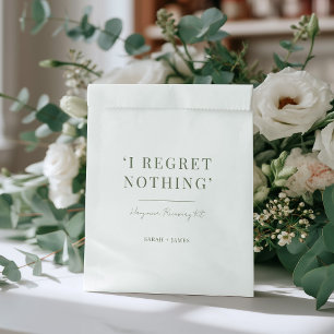 I Regret Nothing Hangover Recovery Kit Favour Bags