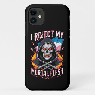 I Reject My Mortal Flesh Trans Transgender LGBTQ Case-Mate iPhone Case