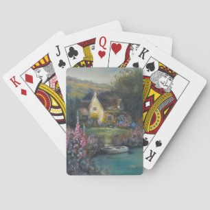 "I Remember" English Cottage Playing Cards