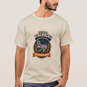 I Remembered the Password Retro Tech Humour Badge T-Shirt
