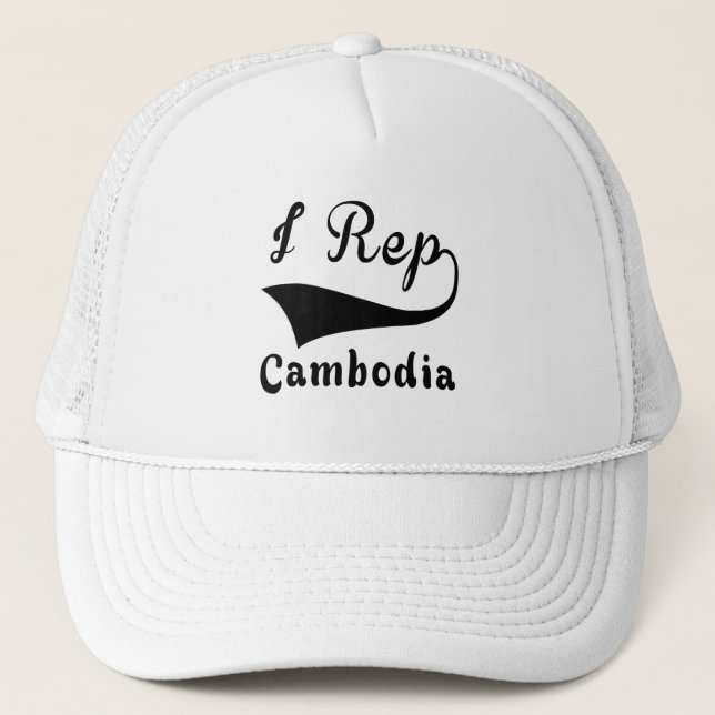 I Rep Cambodia Trucker Hat (Front)