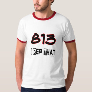 I Rep That 813 Area Code T-Shirt