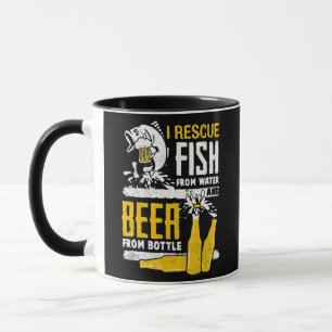 I Rescue Fish From Water And Beer From Bottle Mug