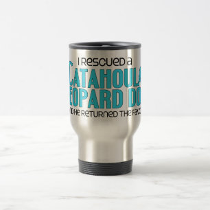 I Rescued a Catahoula Leopard Dog (Male Dog) Travel Mug
