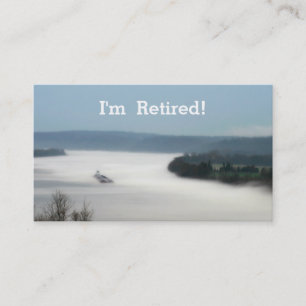 I Retired! River Living New Contact Template Business Card