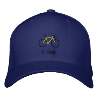 I ride embroidered hat