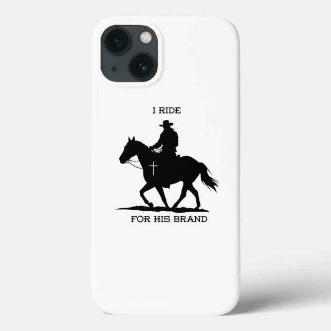 I Ride iPhone Case (Back)
