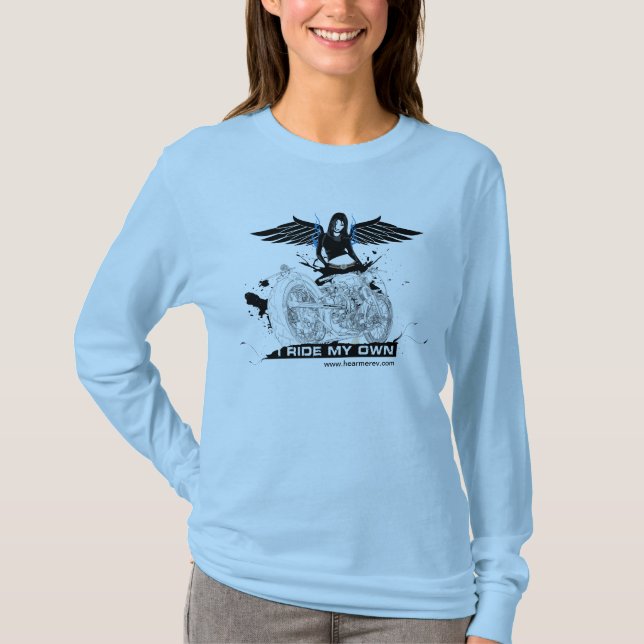I Ride My Own - Blue T-Shirt (Front)