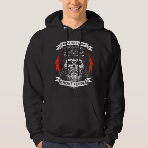 I Ride So I Don't Choke People - Motorcycle Rider Hoodie