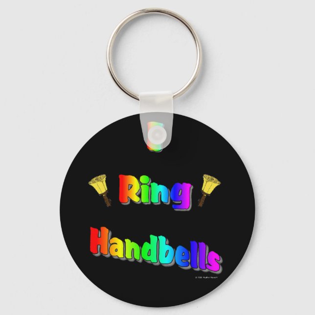 I Ring Handbells Key Ring (Front)