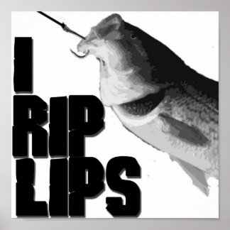 I RIP LIPS Poster