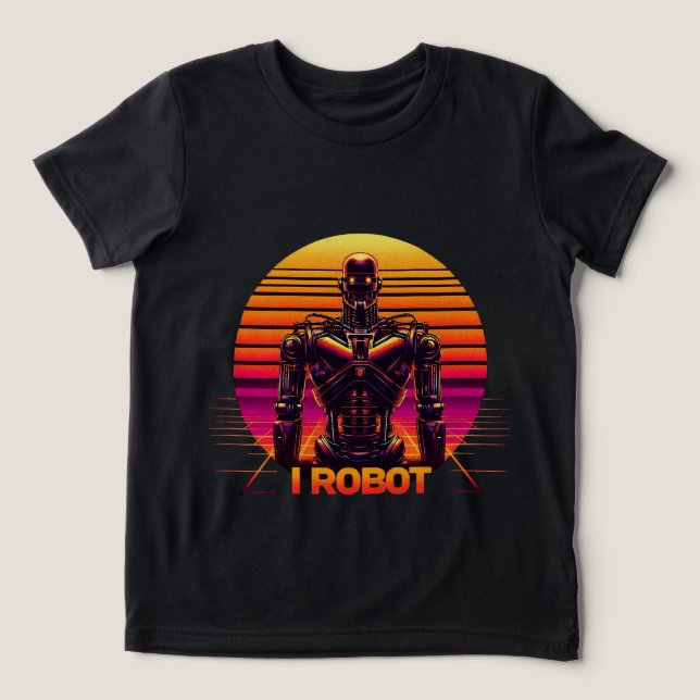 I ROBOT Tri-Blend SHIRT (Design Front)