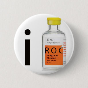 I ROC anaesthesia 6 Cm Round Badge