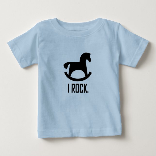 I Rock Baby T-Shirt (Front)