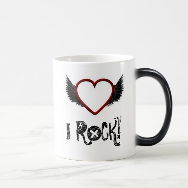 "I Rock!" Customisable Mug (Right)