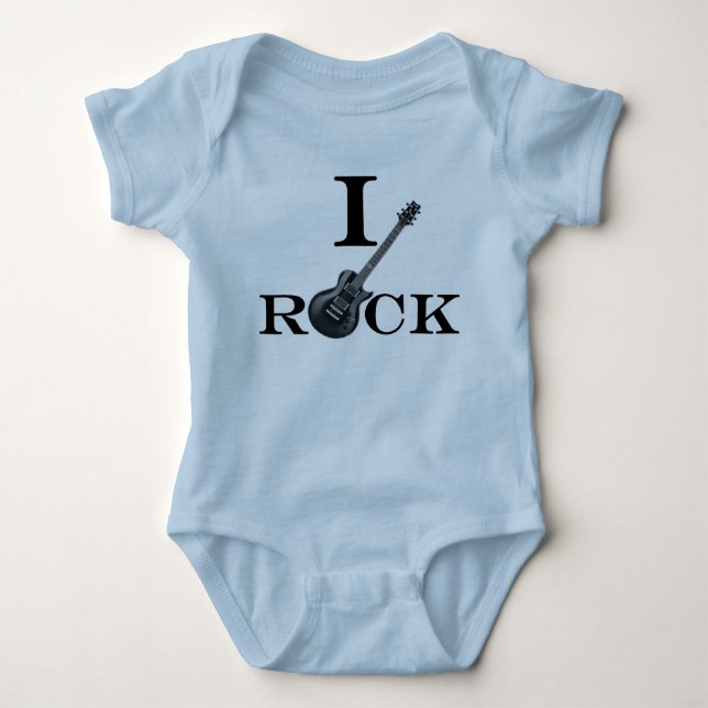 I ROCK GUITAR BABY BODYSUIT (Front)
