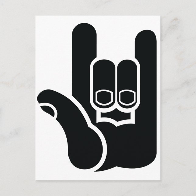 I rock postcard (Front)