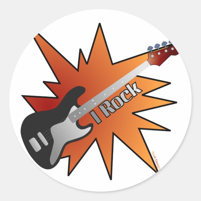 I Rock Stickers (Front)