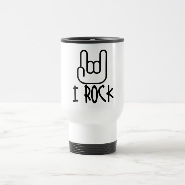 I Rock! Travel Mug (Center)