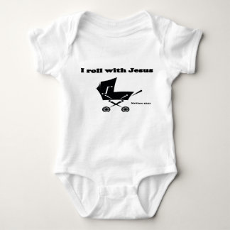 I Roll with Jesus Baby Bodysuit