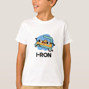 I-ron Funny Running Iron Pun T-Shirt