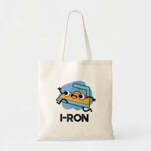 I-ron Funny Running Iron Pun  Tote Bag