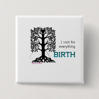 I Root for... 15 Cm Square Badge