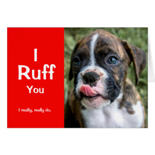 I Ruff You Puppy Card