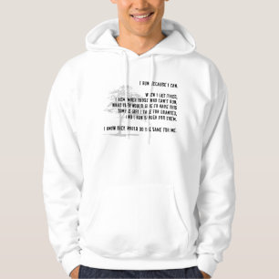 I Run Because I Can Hoodie - Light Colours
