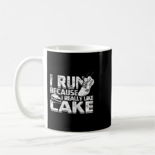 I run because I really like cake Jogging Coffee Mug