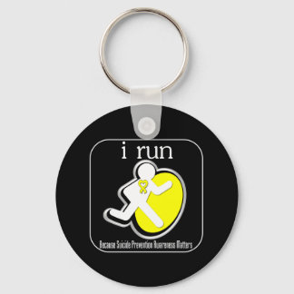 i Run Because Suicide Prevention Matters Key Ring