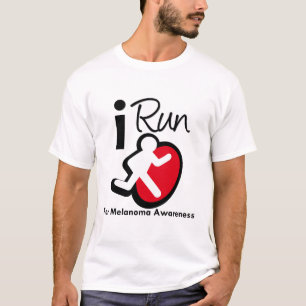 I Run For Melanoma Awareness T-Shirt
